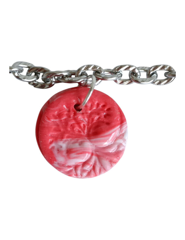 L'Atelier de Patricia - Box bijoux sac chaine Cœur Floral