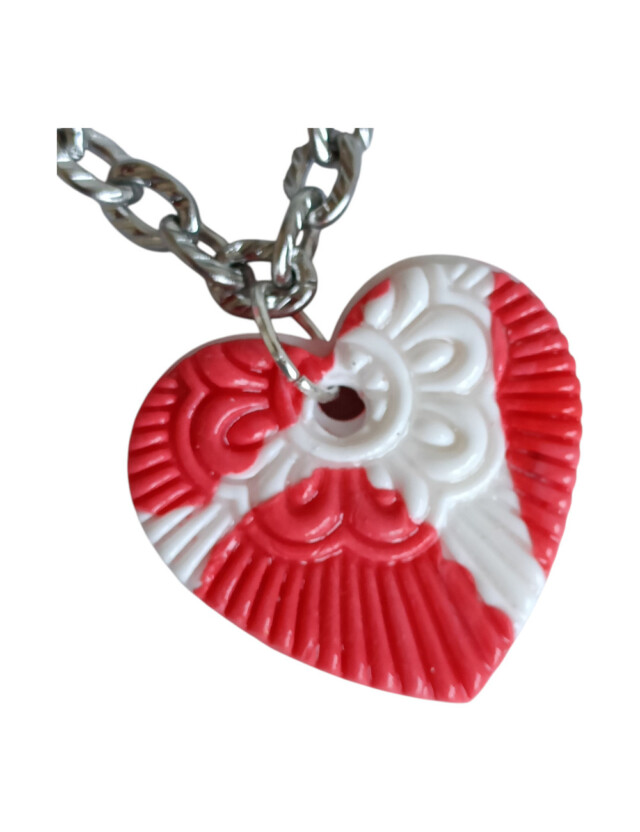 L'Atelier de Patricia - Box bijoux sac chaine Cœur Floral