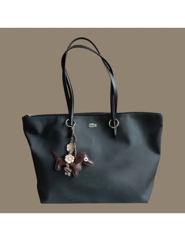 Box bijoux sac et porte clés teckel Fleurissent par la marque L’atelier de Patricia L’atelier de Patricia - Box bijoux sac et porte clés teckel Fleurissent