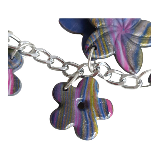 L'Atelier de Patricia - Box bijoux de sac et porte - clés oiseaux arc-Oiseau Arc-en-Ciel