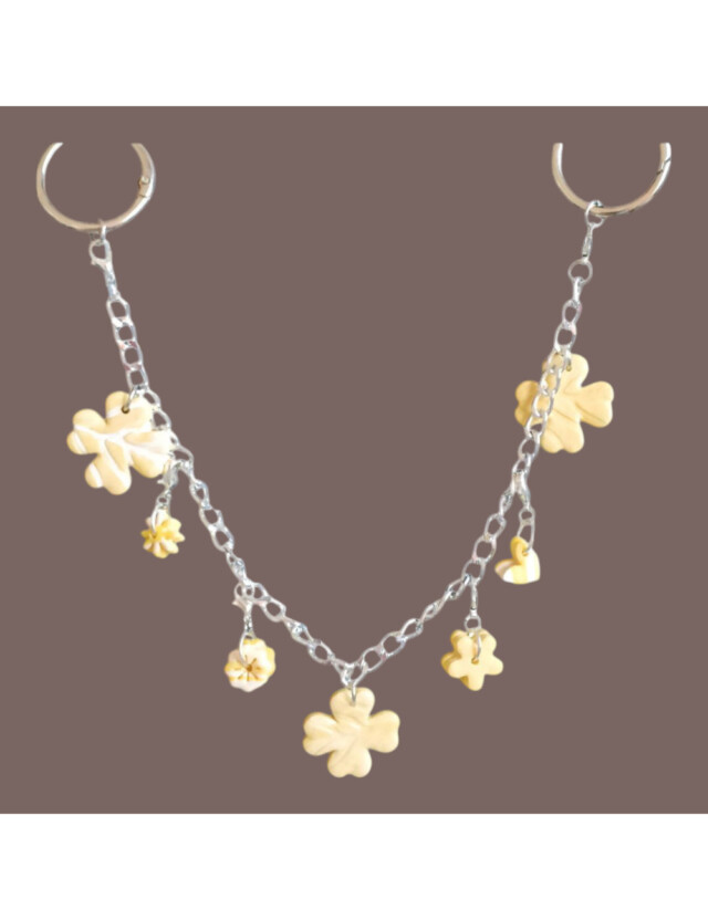 L'Atelier de Patricia - Box bijoux sac chaine Fleur de Lumière