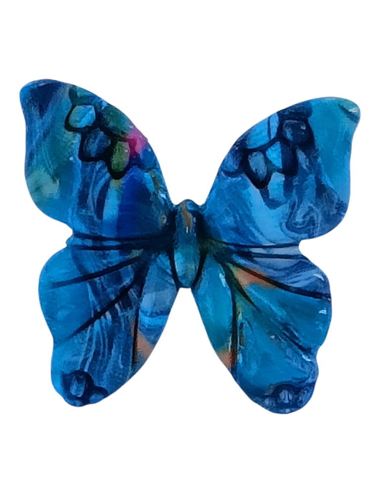 L’Atelier de Patricia - Broche - papillon – Bleu marine
