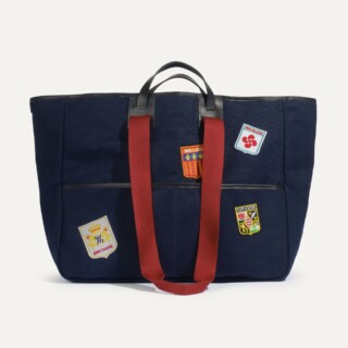 Bleu de Chauffe - Cabas 48h Mélo – Bleu emblèmes