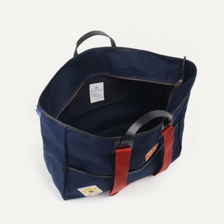 Bleu De Chauffe - Cabas 48h Mélo - Bleu emblèmes
