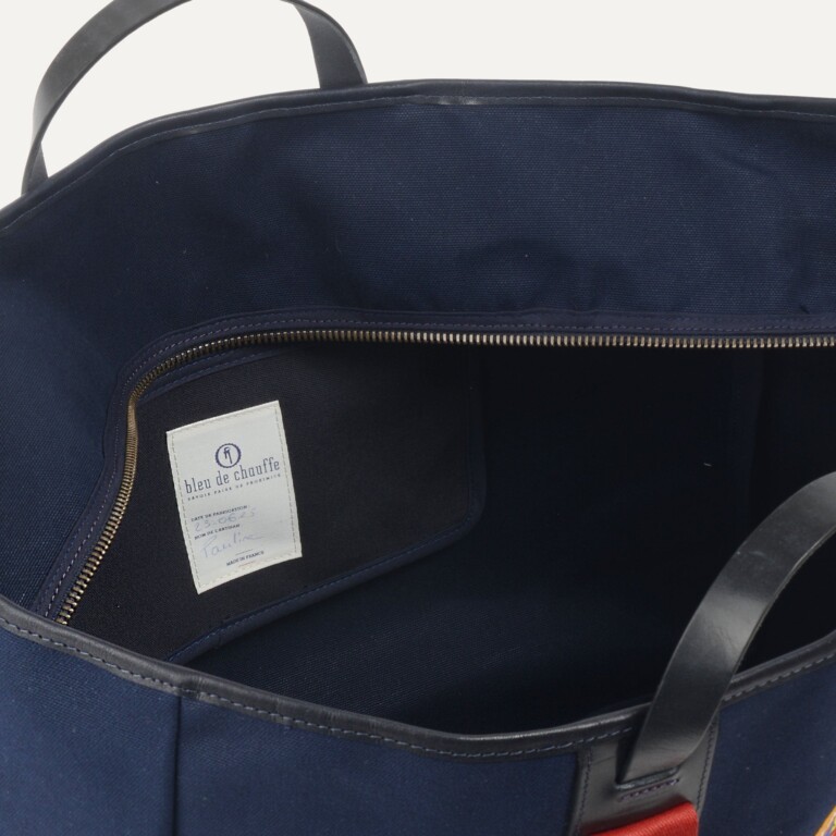 Bleu De Chauffe - Cabas 48h Mélo - Bleu emblèmes