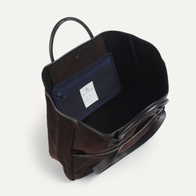 Bleu De Chauffe - Cabas Meline - Marron Foncé