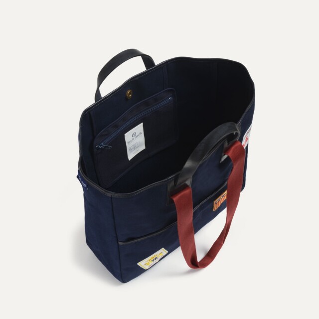 Bleu De Chauffe - Cabas Meline - Bleu Emblèmes