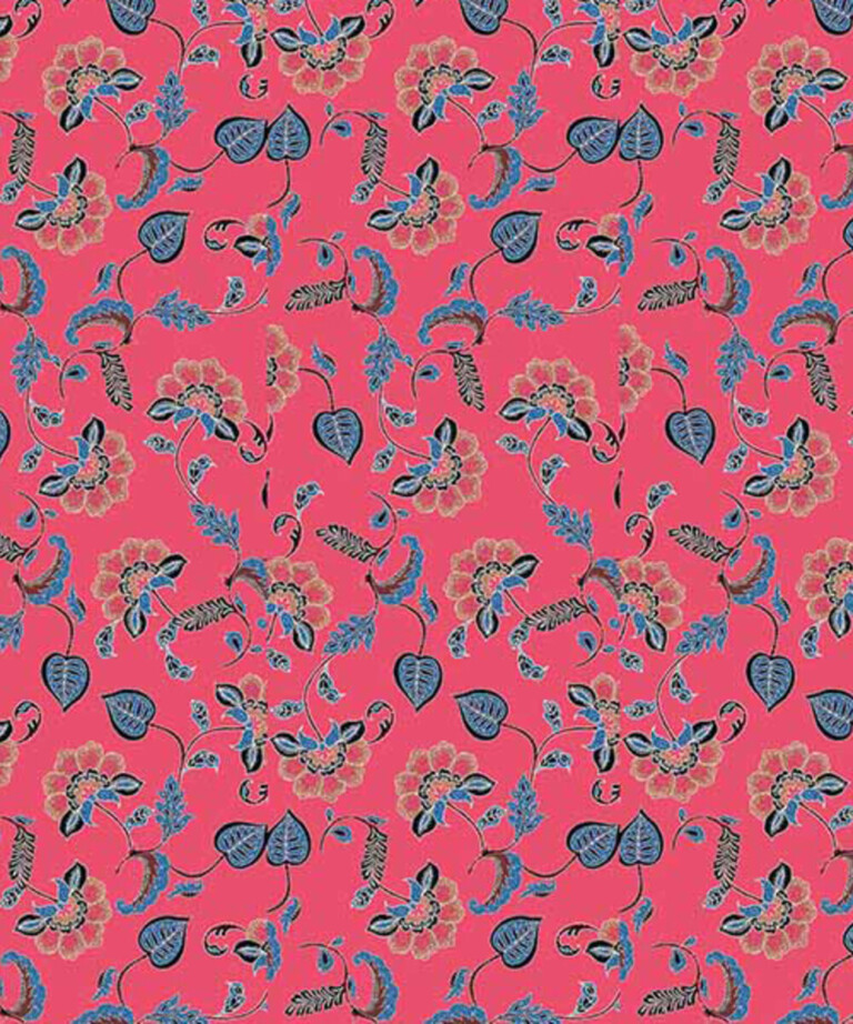 Fleurs Pois & Cie - Culotte 100% coton made in France - Bleu/Rose
