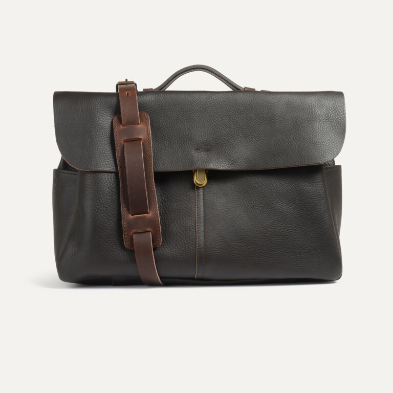 Bleu De Chauffe - Cartable Charles - Marron Brun