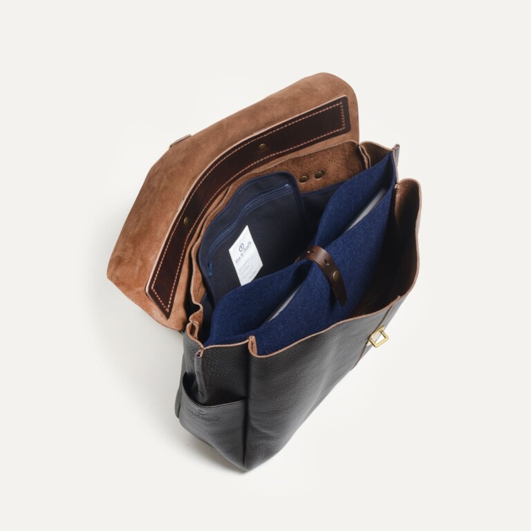 Bleu De Chauffe - Cartable Charles - Marron Brun