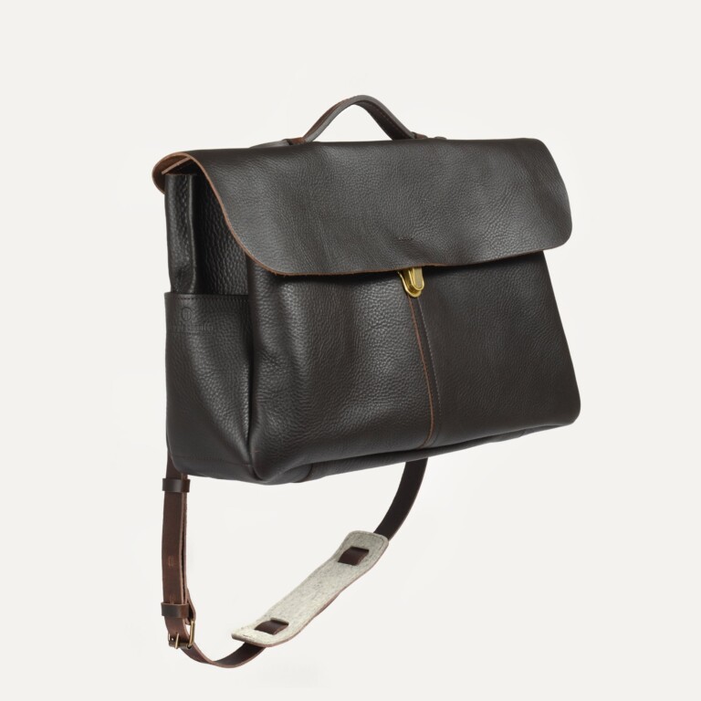 Bleu De Chauffe - Cartable Charles - Marron Brun