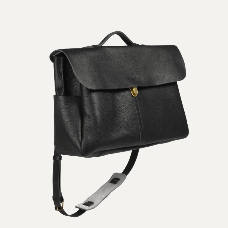 Bleu De Chauffe - Cartable Charles - Noir