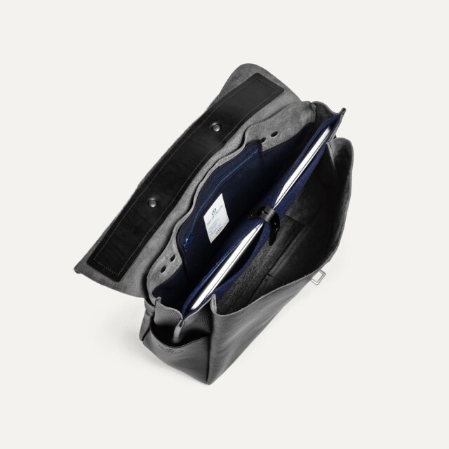 Bleu De Chauffe - Cartable Charles - Noir