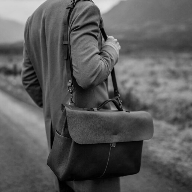 Bleu De Chauffe - Cartable Charles - Noir