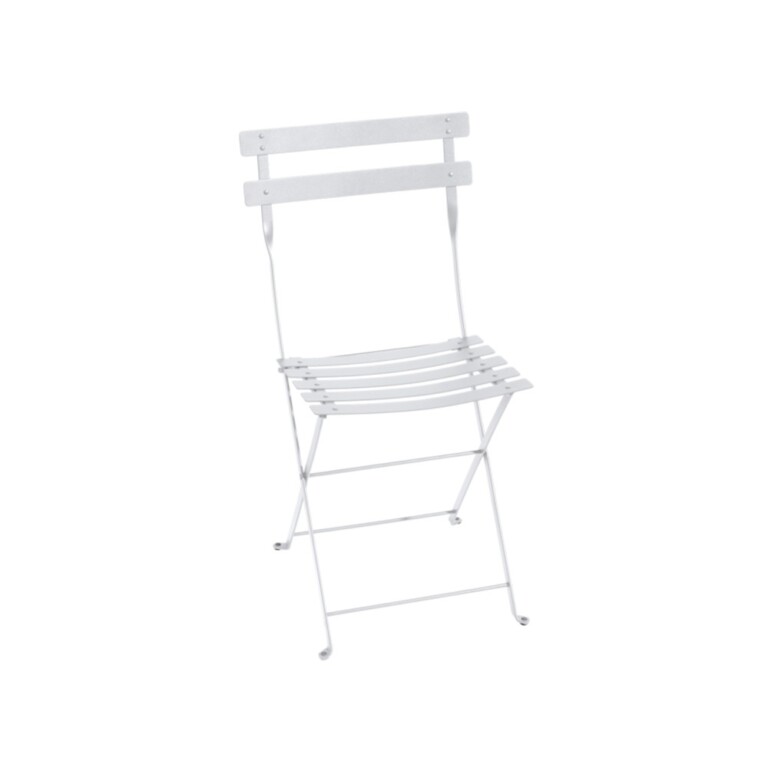FERMOB - Chaise pliante FERMOB Bistro cuir métal - 3 coloris