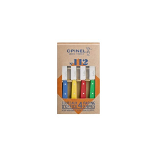 Opinel - Coffret de 4 couteaux d’office OPINEL n°112 Office Classique