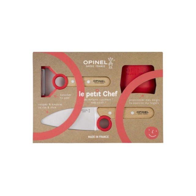Opinel - Coffret pour enfant OPINEL Le Petit Chef – 3 coloris