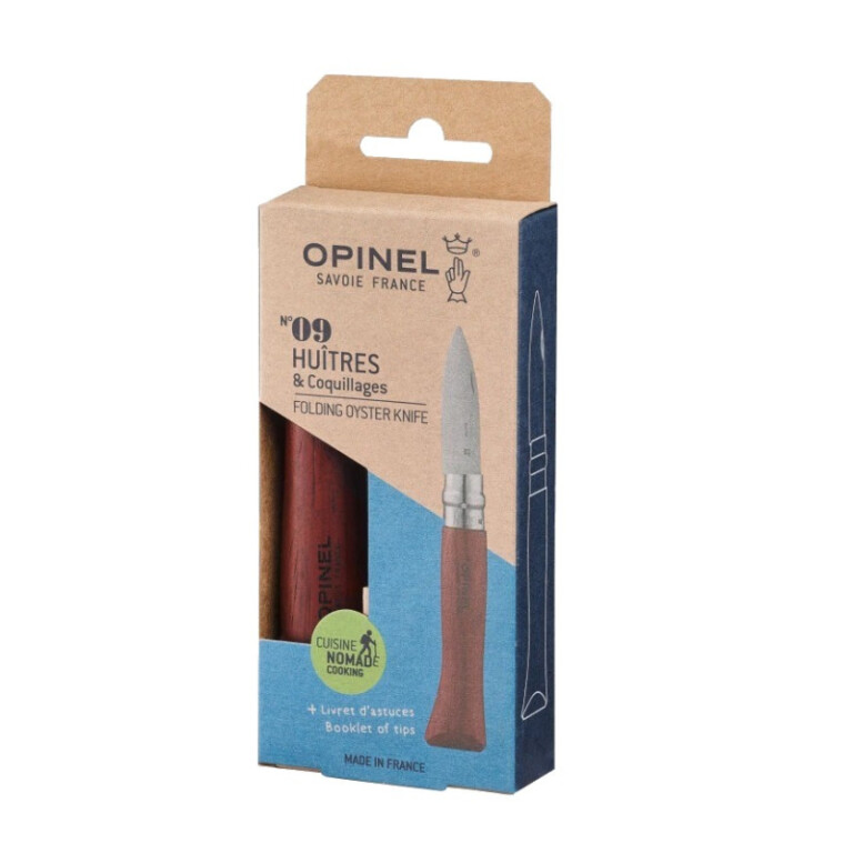 OPINEL - Couteau à huîtres coquillages OPINEL n°09 Padouk