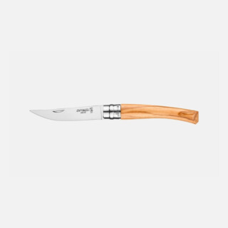 Opinel - Couteau pliant OPINEL Effilé Olivier lame Poliglace – 4 tailles au choix (n°8, n°10, n°12 et n°15)