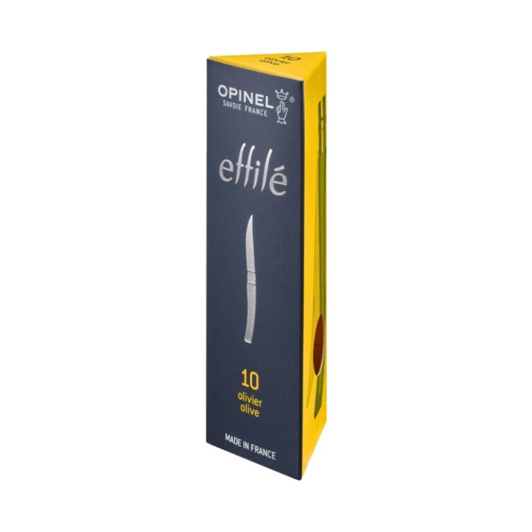 OPINEL - Couteau pliant OPINEL Effilé Olivier lame Poliglace - 4 tailles au choix (n°8