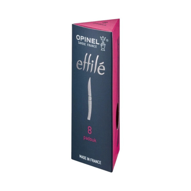 OPINEL - Couteau pliant OPINEL Effilé Padouk lame Poliglace - 4 tailles au choix (n°8