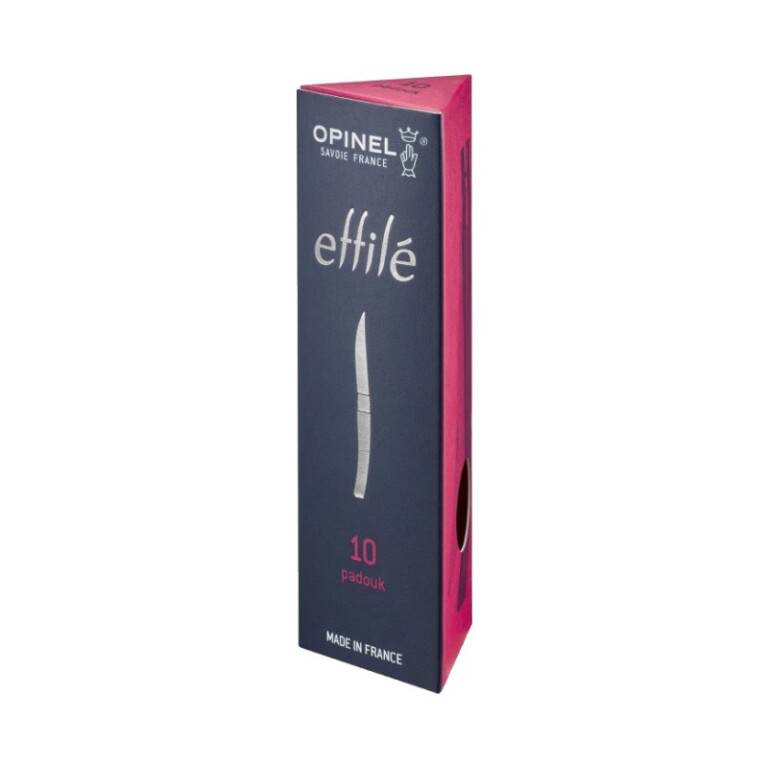 OPINEL - Couteau pliant OPINEL Effilé Padouk lame Poliglace - 4 tailles au choix (n°8