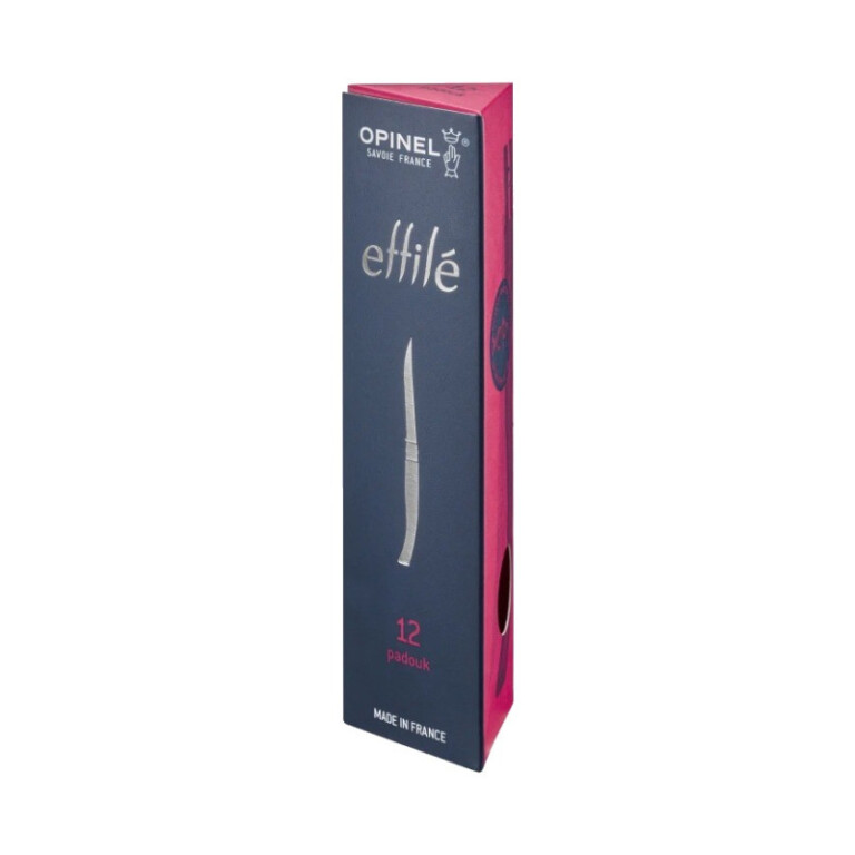 OPINEL - Couteau pliant OPINEL Effilé Padouk lame Poliglace - 4 tailles au choix (n°8