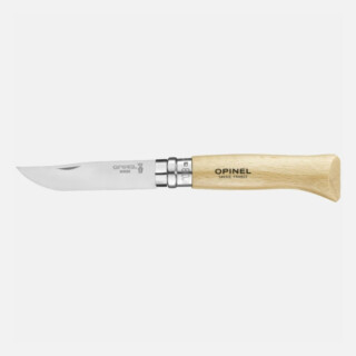 Opinel - Couteau pliant OPINEL n°8 hêtre inox avec étui ceinture