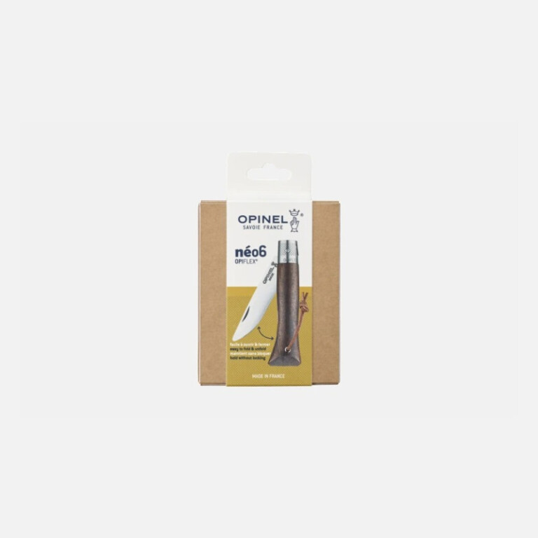 OPINEL - Couteau pliant OPINEL Néo6 système Opiflex Noyer noir