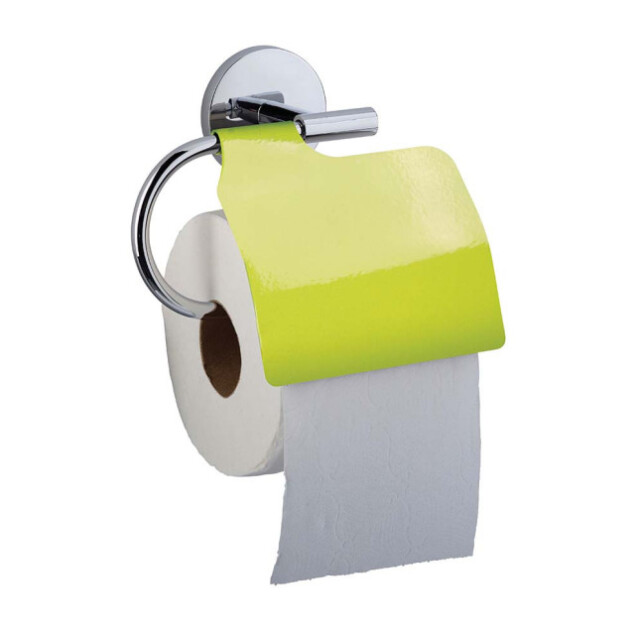Prosper la poubelle française - Dérouleur papier toilette à fixer Jaune Fluo