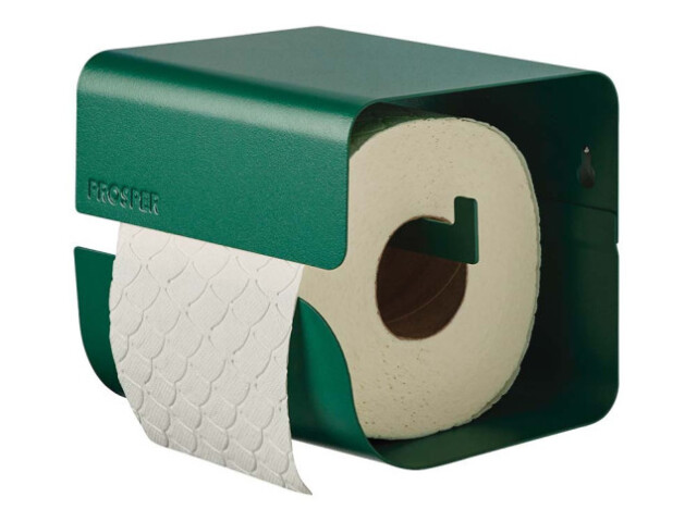 Poubelle Prosper - Dérouleur papier-toilette à fixer Vert Sapin