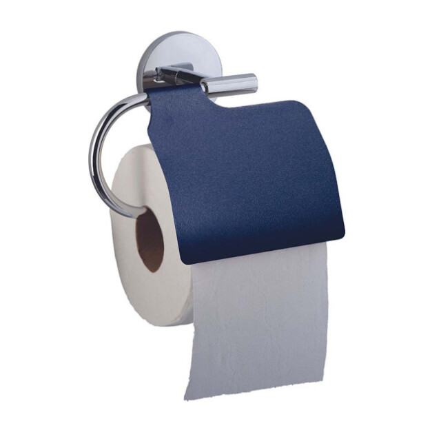 Dérouleur papier toilette Bleu Minéral par la marque Prosper – la poubelle française Prosper – la poubelle française - Dérouleur papier toilette Bleu Minéral