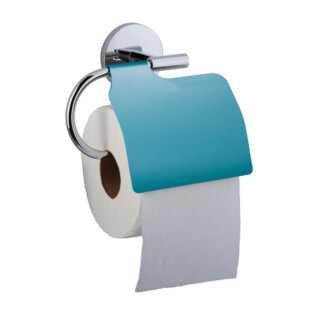 Prosper la poubelle française - Dérouleur papier toilette Bleu Turquoise