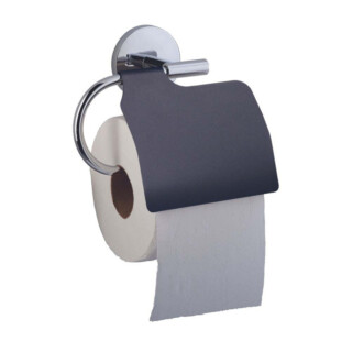 Dérouleur papier toilette Gris Anthracite par la marque Prosper la poubelle française Prosper la poubelle française - Dérouleur papier toilette Gris Anthracite