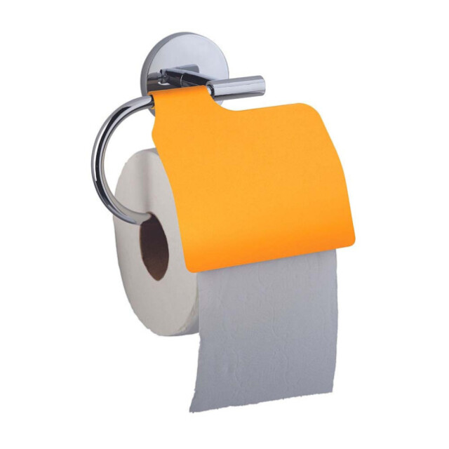 Prosper la poubelle française - Dérouleur papier toilette Jaune Pamplemousse