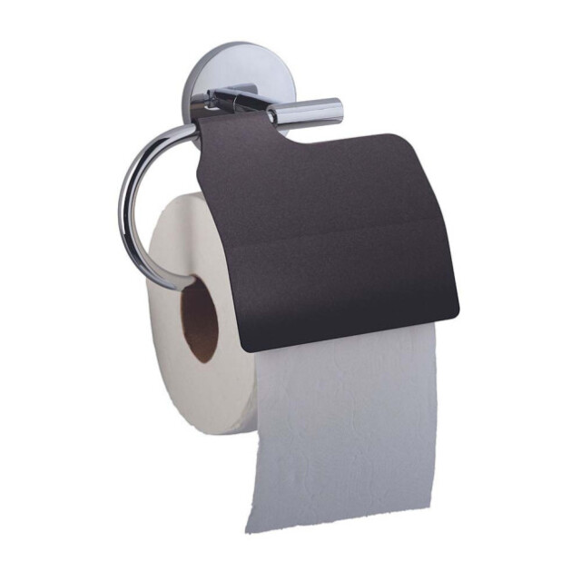 Prosper la poubelle française - Dérouleur papier toilette Noir Basalte