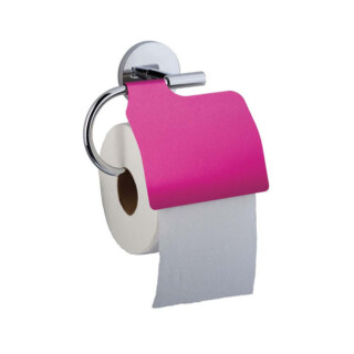 Dérouleur papier toilette Rose Pitaya par la marque Prosper la poubelle française Prosper la poubelle française - Dérouleur papier toilette Rose Pitaya
