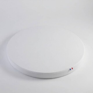 L’Atelier de Morphée - Drap housse matelas adulte rond 100% coton blanc