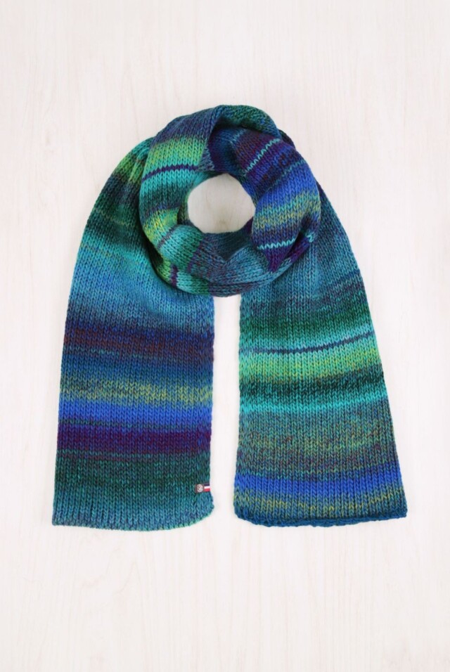 Maison Bonnefoy - Echarpe Rafael Bleu Vert