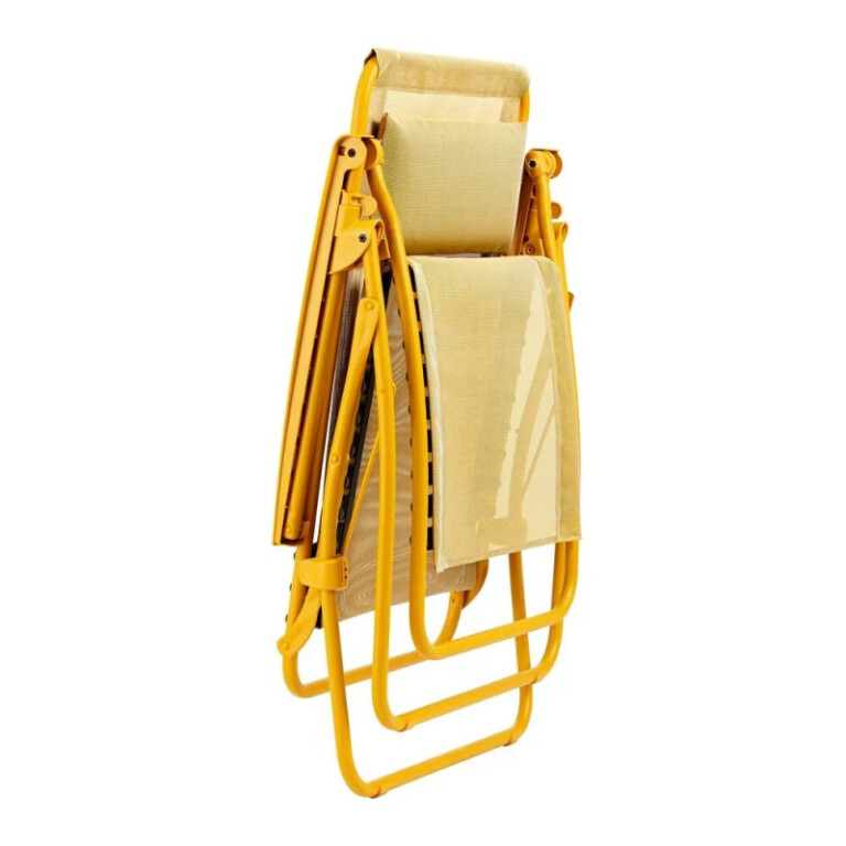 LAFUMA MOBILIER - Fauteuil relax zéro gravité LAFUMA MOBILIER R clip Batyline Miel