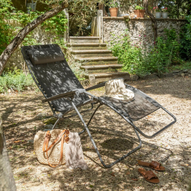 LAFUMA MOBILIER - Fauteuil relax zéro gravité LAFUMA MOBILIER Rsxa Clip XL Batyline - 4 coloris