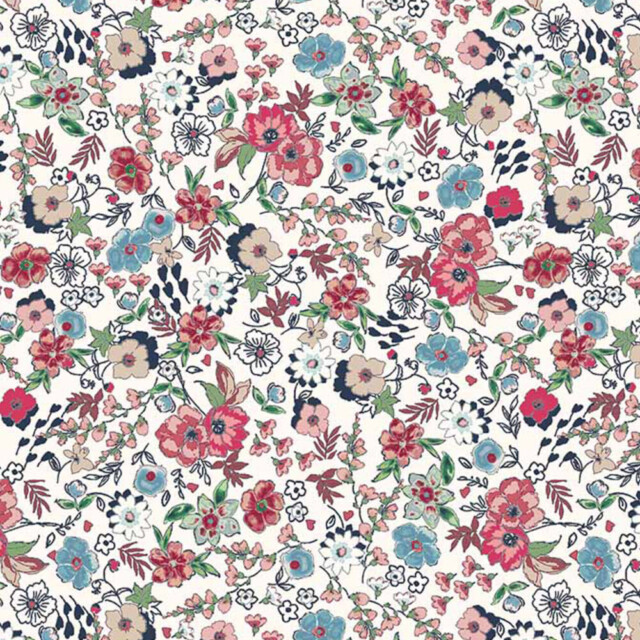 Fleurs Pois & Cie - Culotte 100% coton made in France - Rouge/Ivoire/Bleu/Rose/Blanc/Noir