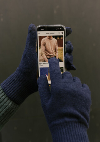 Montlimart - Gants Tactiles Pleynet Marine