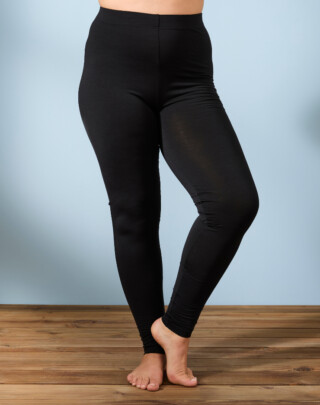 Maison Lemahieu - Legging en Laine Mérinos – Noir – Femme