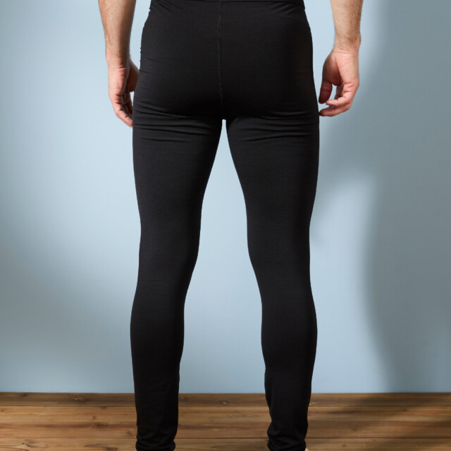 Lemahieu - Legging en Laine Mérinos - Noir - Homme