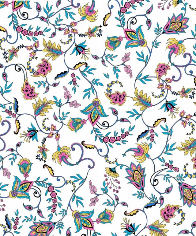 Fleurs Pois & Cie - Caraco femme 100% coton bio de fabrication française - Multicolore