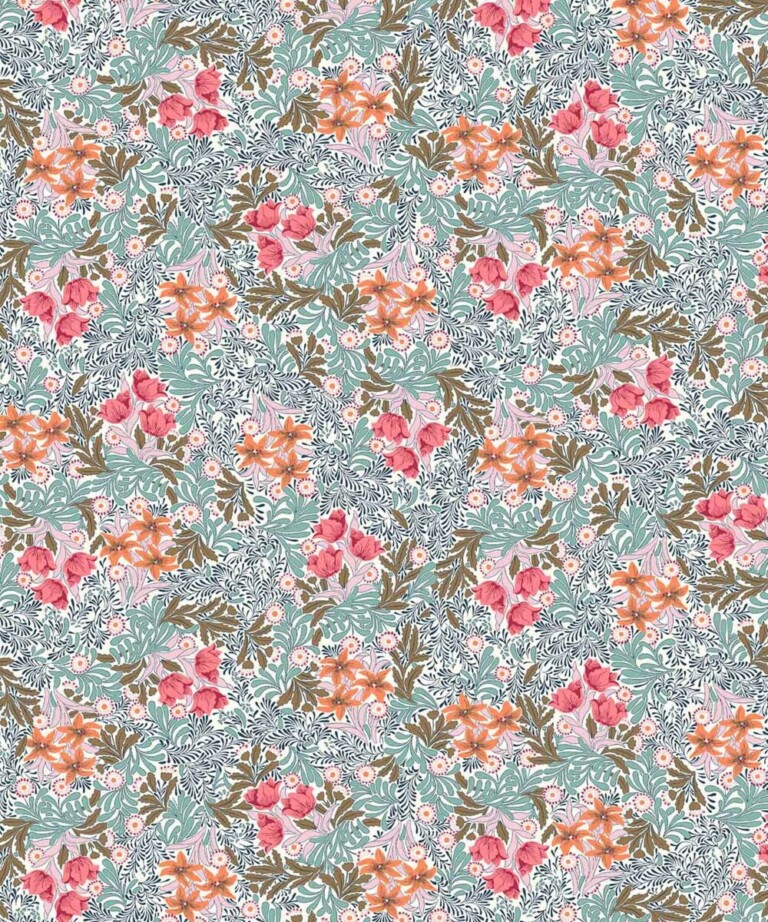 Fleurs Pois & Cie - Shorty 100% coton made in France - Rose/vert clair