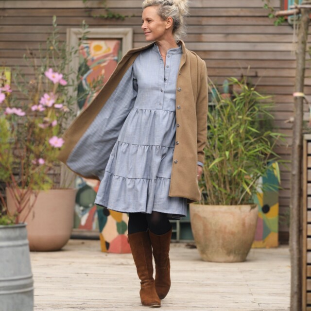 Quintessence - Manteau Paul 3/4 - lainage camel