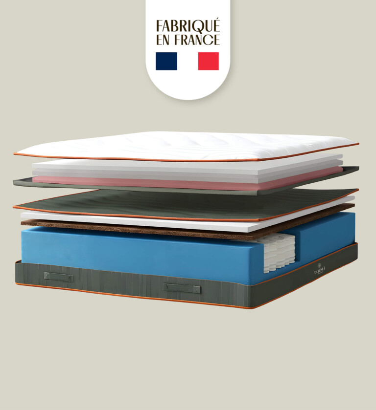Dormez Français - Matelas Français avec Surmatelas Haut de Gamme