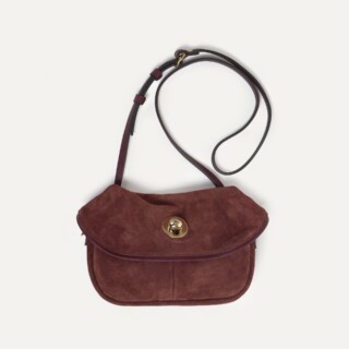 Bleu de Chauffe - Mini sac Jane – Marron Rubis